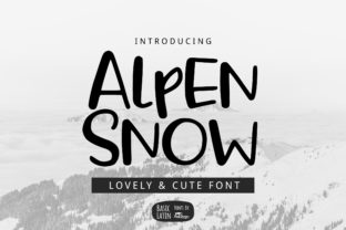 Alpen Snow: A Premium Script Font for Web Design