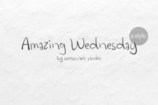 Amazing Wednesday: A Handwritten Font for Crafters
