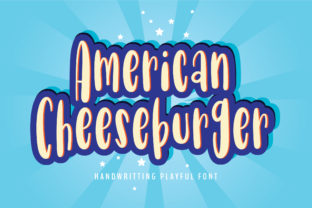 AmericanCheeseburger: A Cheerful Typeface for Web Design