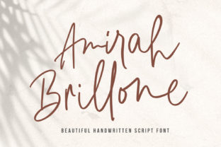 Amirah Brillone: A Bold Script Font for Your Brand