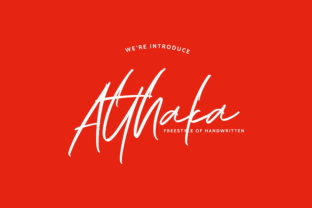 Atthaka: A Lighthearted Script Font for Editorial Design