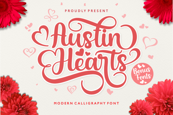 Austin Hearts: A Romantic Script Font for Your Brand