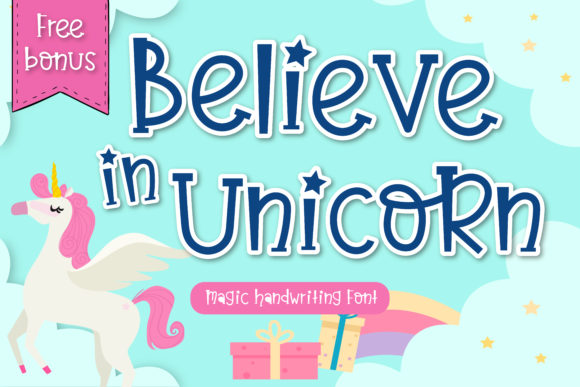 Believe in Unicorn: A Playful Font for Brand Identity