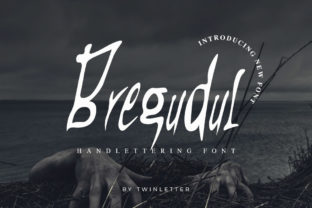 Bregudul: A Spooky Handwritten Font for Branding