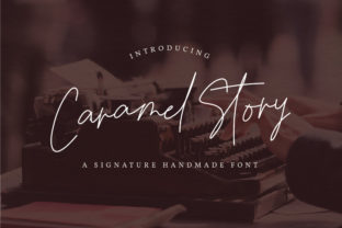 Caramel Story: A Modern Handwritten Font for Web Design