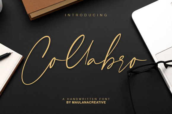 Collabro: A Handwritten Font for Editorial Design