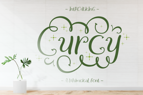 Curcy: The Elegant Display Font for Polished Branding