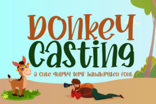 Donkey Casting: A Premium Script Font for Campaigns