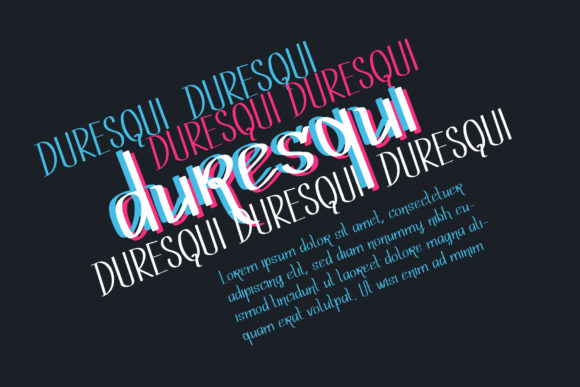 Duresqui: A Sweet Handwritten Font for Crafters