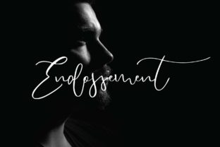 Endossement: A Handwritten Font for Modern Branding