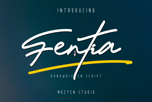 Fentia: A Playful Script Font for Authentic Branding