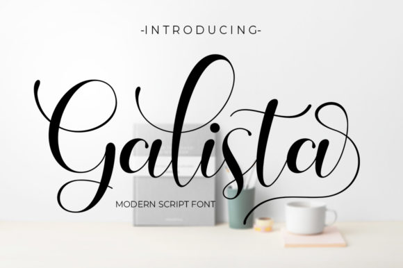 Galista: A Premium Script Font for Crafters