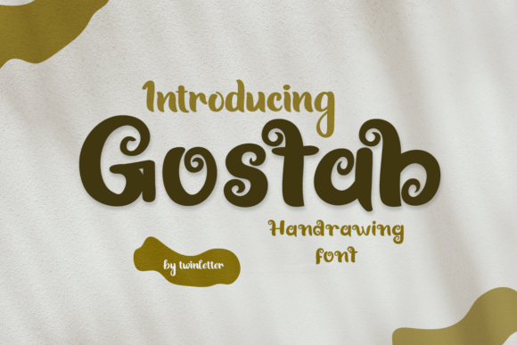 Gostab: A Handwritten Script Font for Web Design