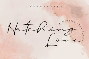Hatching Love: A Versatile Script Font for Web Design