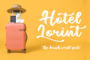 Hotel Lorint: A Brush Script Font for Editorial Design