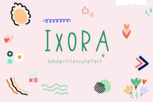 Ixora: A Cute Handwritten Font for Branding