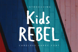 Kids Rebel: A Rebellious Script Font for Bold Branding