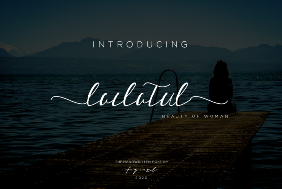 Lailatul: A Playful Script Font for Editorial Design