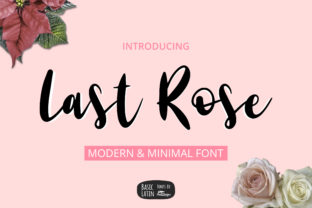 Last Rose: A Modern Handwritten Font for Web Design