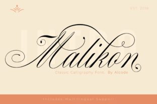 Malikon: A Magical Script Font for Handmade Creators