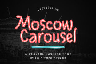 Moscow Carousel: A Friendly Handwritten Display Font