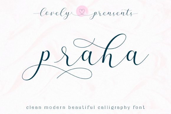 Praha: A Whimsical Script Font for Modern Web Design