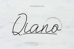 Qianno: A Sweet Script Font for Editorial Design