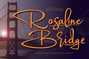 Rosaline Bridge: A Modern Script Font for Branding
