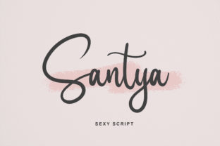 Santya: A Premium Script Font for Your Brand