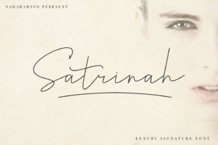 Satrinah: The Elegant Script Font for Polished Branding