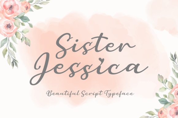 Sister Jessica: A Charming Script Font for Makers