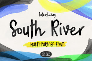 South River: A Playful Handwritten Font for Editorial Design