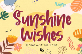Sunshine Wishes: A Warm Script Font for Crafters