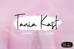 Tania Kast: A Stylish Handwritten Font for Campaigns