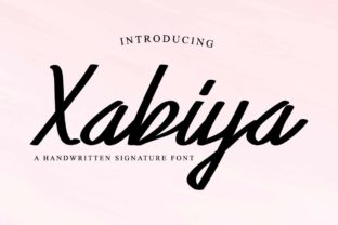Xabiya: A Sharp Script Font for Modern Brand Identity